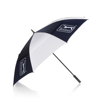 PGA Tour 68 Inch Double Canopy Umbrella, Navy/White