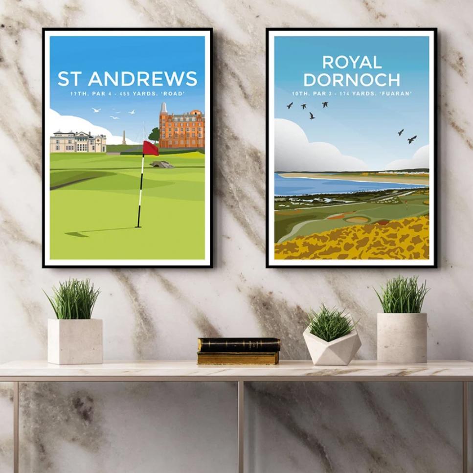 The Golf Prints Studio Print