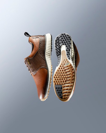 Johnston & Murphy gives a modern upgrade to the golf shoes once