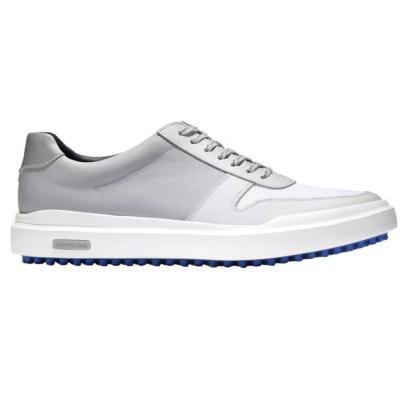 Men's GrandPrø AM Golf Sneaker (White/Silver)