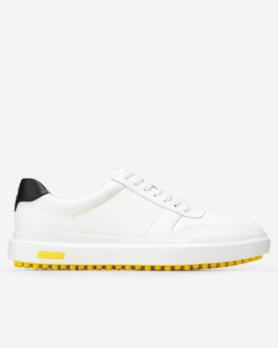 Men's GrandPrø AM Golf Sneaker (White)