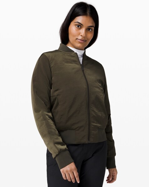 lululemon reversible bomber jacket