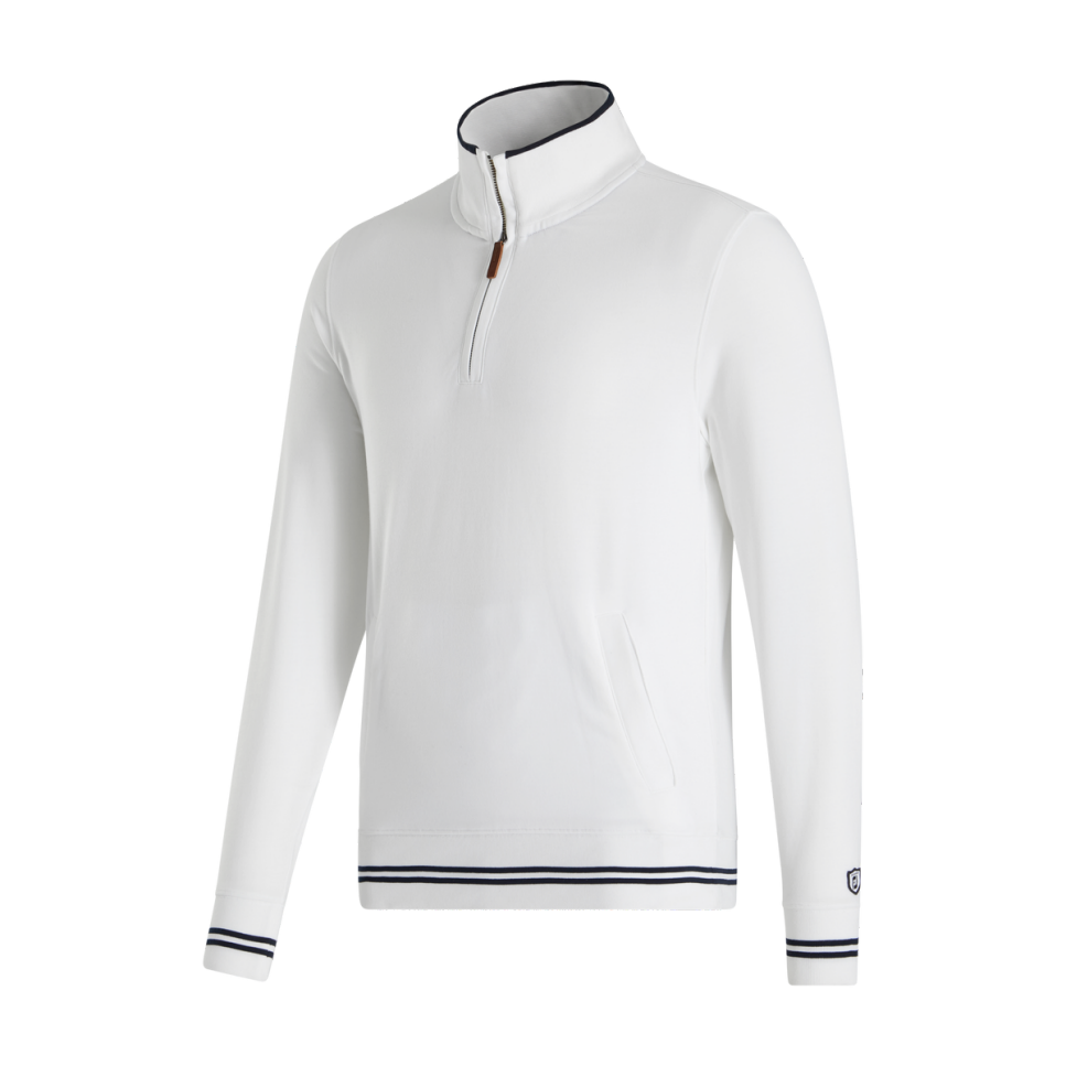 Quarter-Zip Pullover (white)