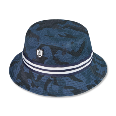 Seersucker Reversible Bucket Hat
