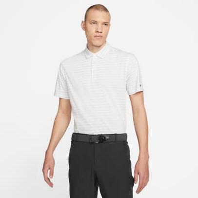 Nike Dri-FIT Player Men's Striped Golf Polo (white)
