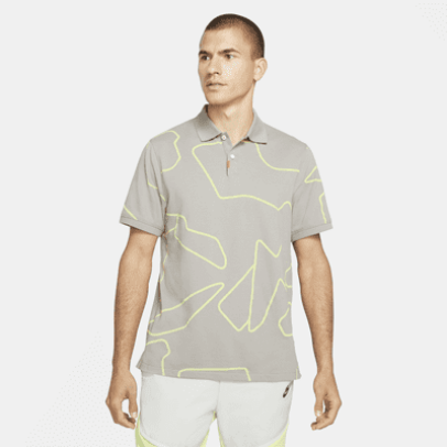 The Nike Polo Men's Polo (Green/Gray)