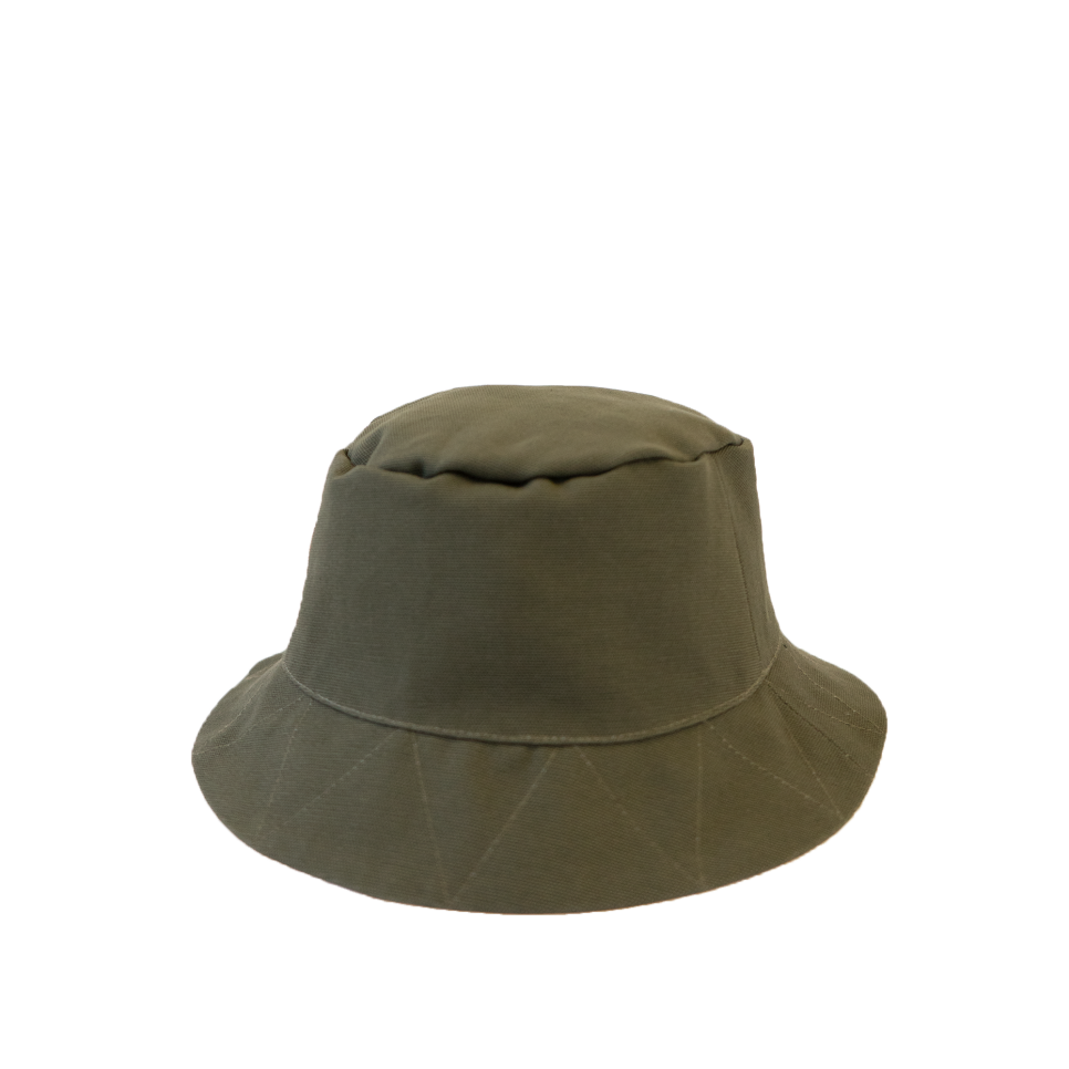 Reversible Bucket Hat - Green and Grey