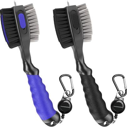 THIODOON 2 Pack Golf Club Brushes and Groove Cleaner