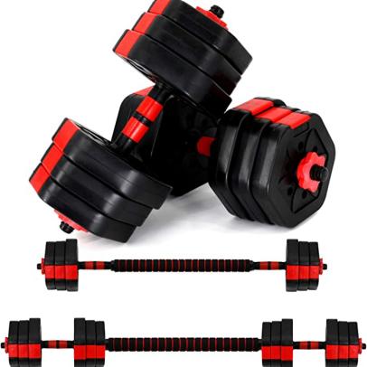 VIVITORY Dumbbell Sets Adjustable Weights 55/66lbs.