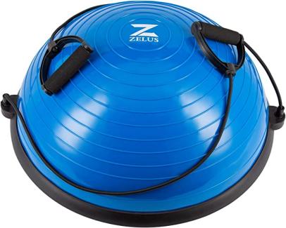 ZELUS Balance Ball Trainer with Resistance Bands