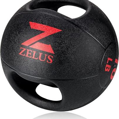 ZELUS Medicine Ball with Dual Grip