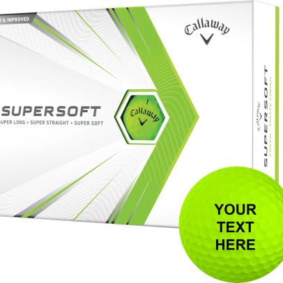 Callaway Supersoft Matte Green Personalized Golf Balls