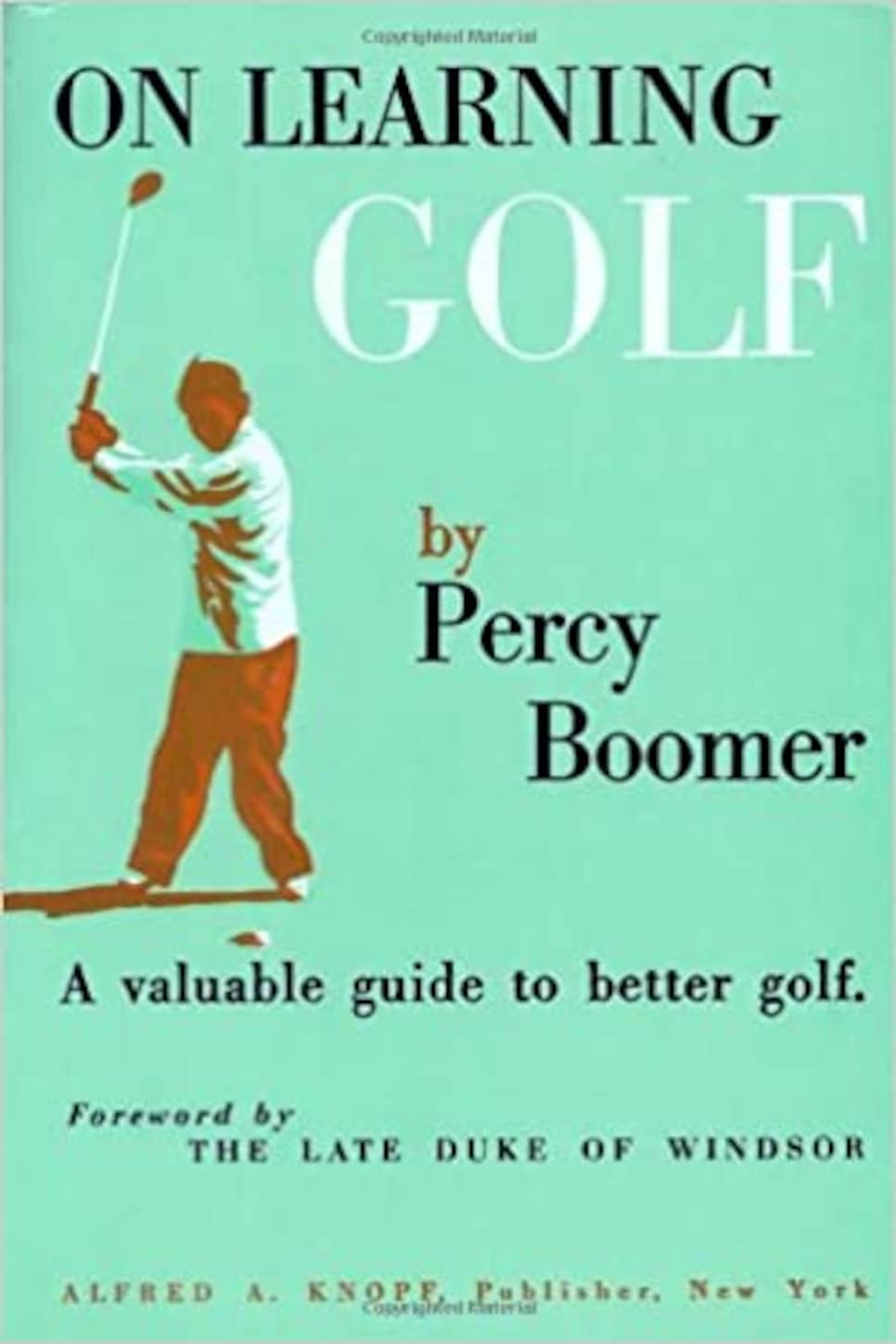 On Learning Golf By Percy Boomer (1946)