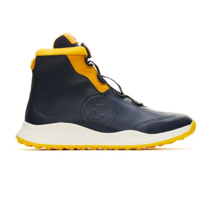 Duca Del Cosma Men's Bologna Yellow / Navy Winter Golf Shoe