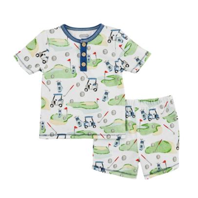 Mud Pie Golf Toddler Pajama Set