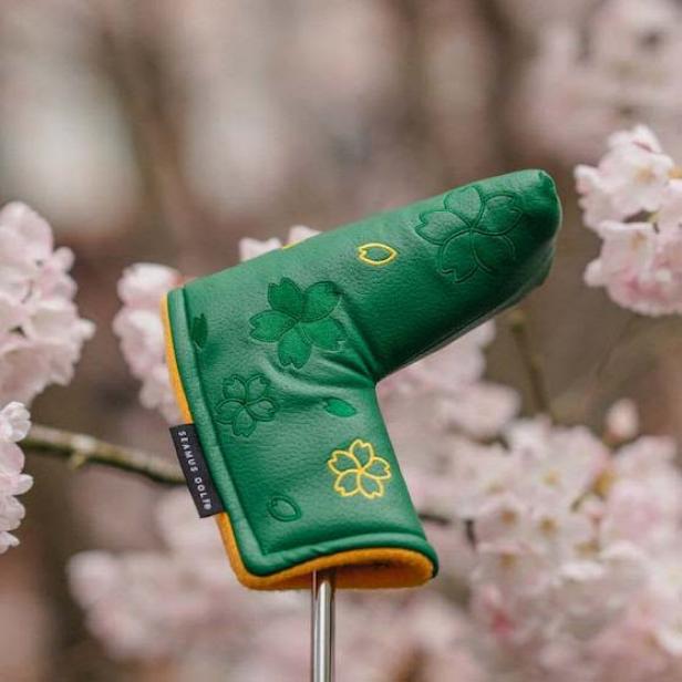 These Mastersthemed headcovers honor the reigning champ with a green