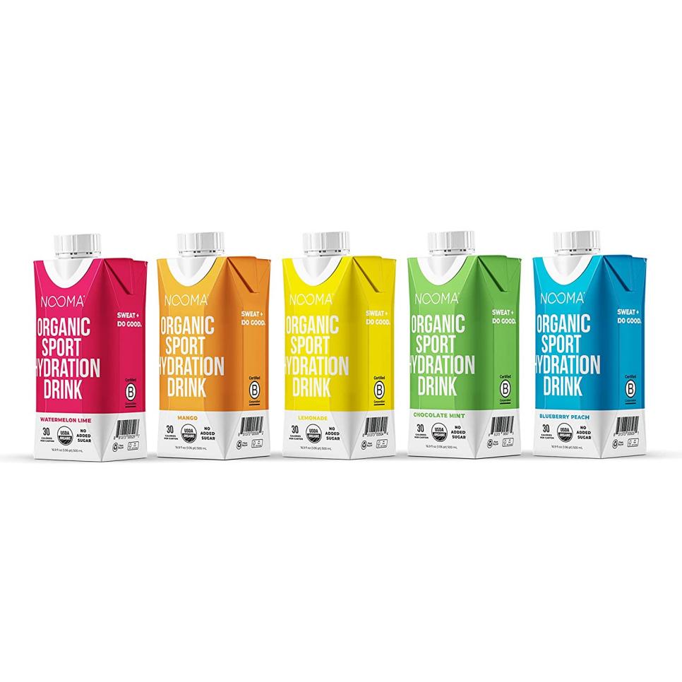 NOOMA Organic Electrolyte Sports Drink: Pack of 12 Variety Pack
