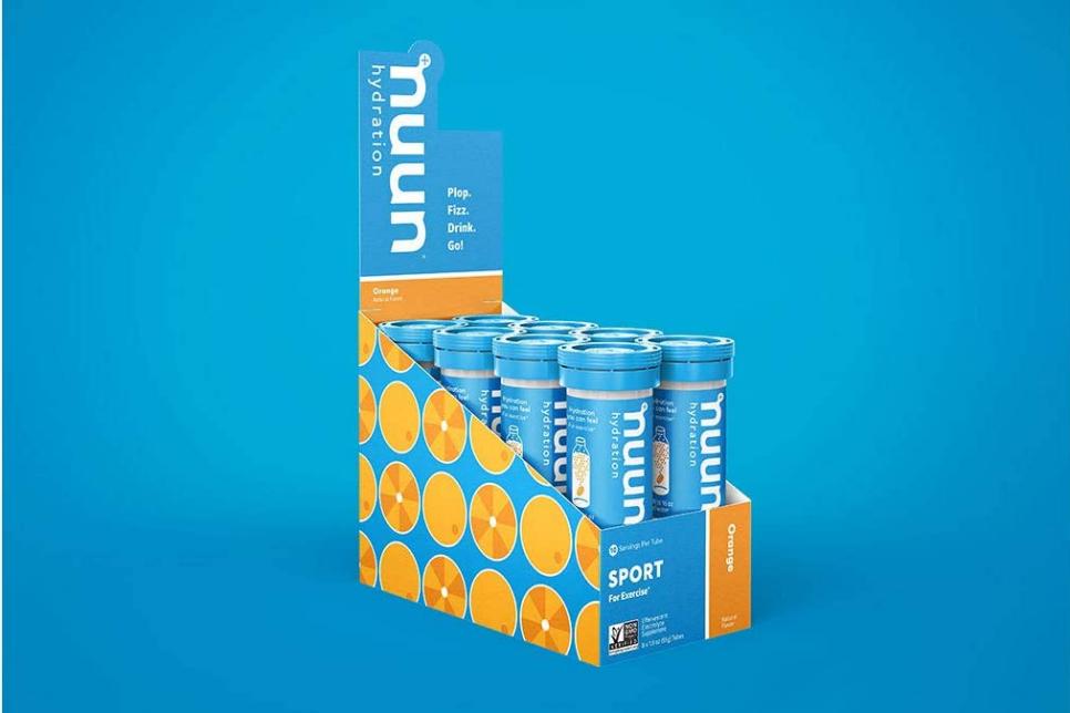 Nuun Active Hydration Tablets: Orange Box 8 Tubes