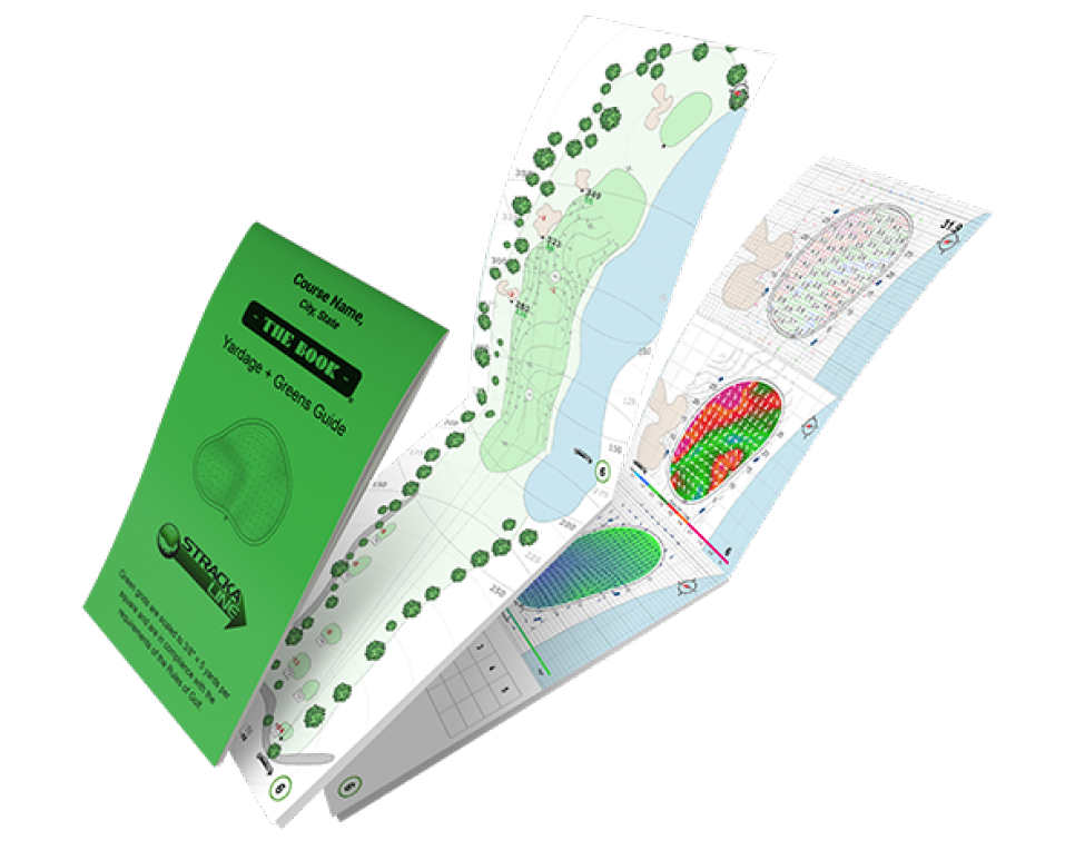 StrackaLine Yardage and Green Reading Guides