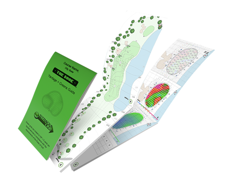 StrackaLine Yardage and Green Reading Guides