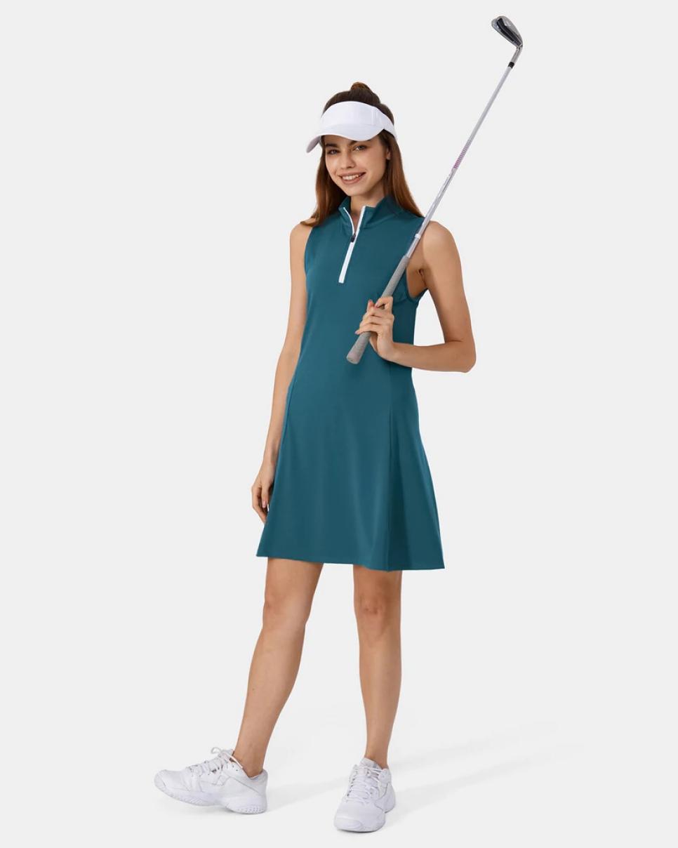Halara Everyday Cloudful Air Half Zip Golf Dress
