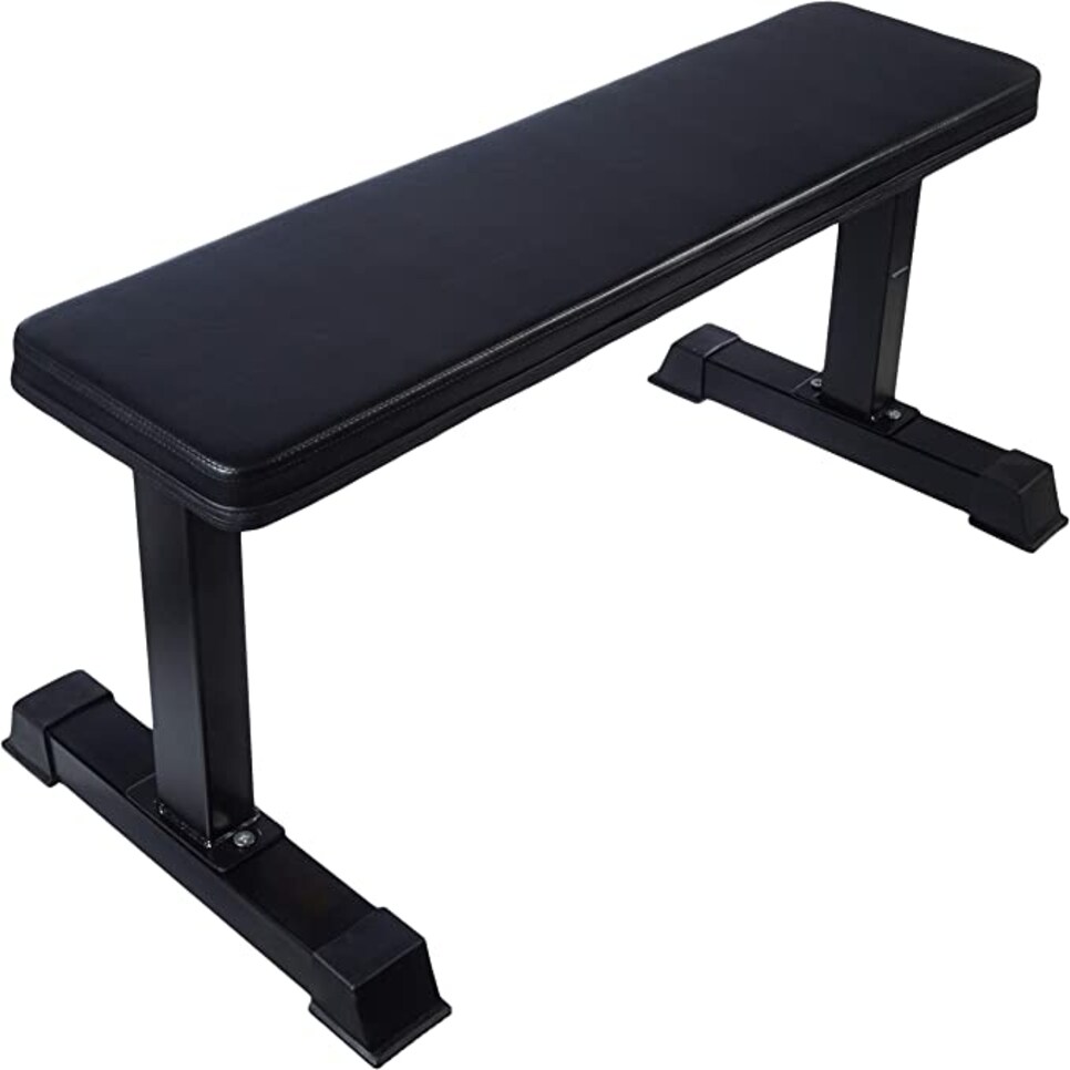 Amazon Basics Flat Weight Workout Exercise Bench