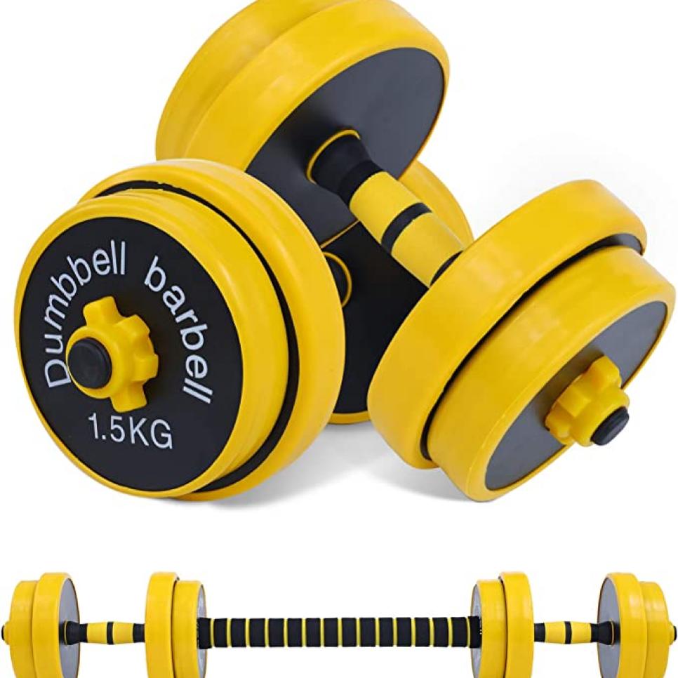 Nice C Adjustable Dumbbell Barbell Weight Pair