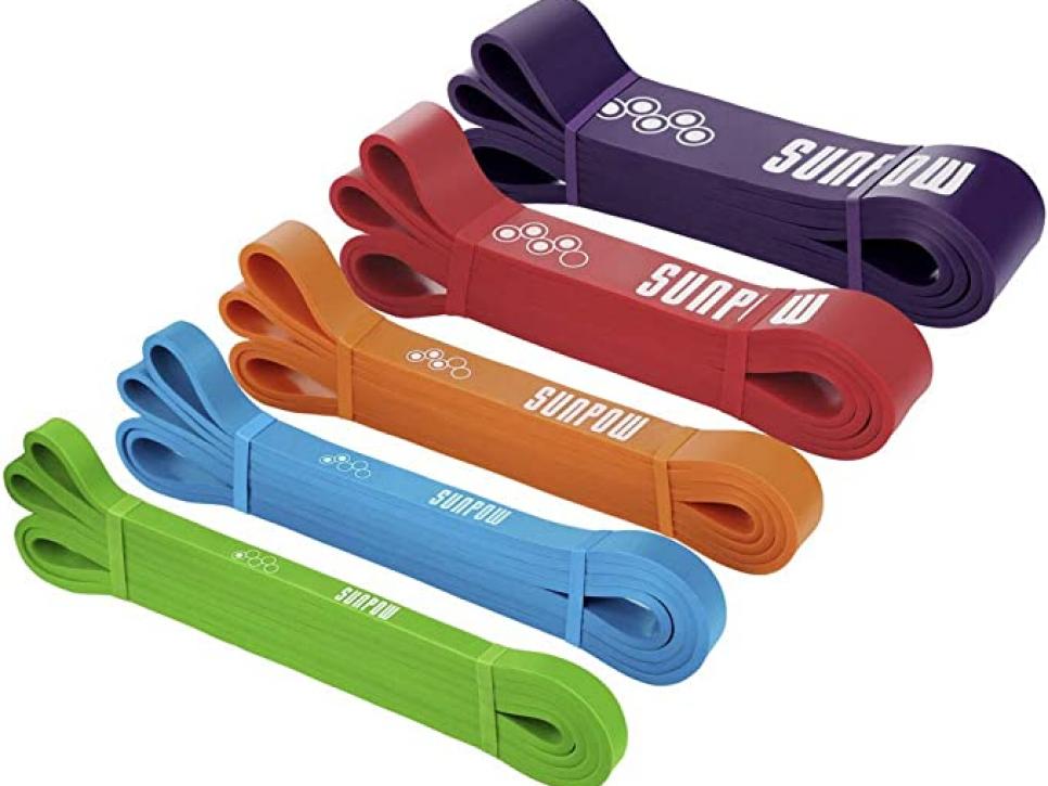 SUNPOW Pull Up Assistance Bands - Set of 5 