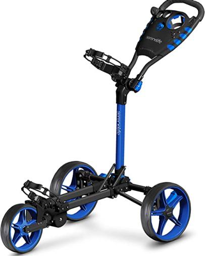 SereneLife 3 Wheel Golf Pushcart