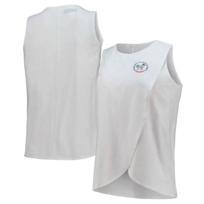 Men's 2022 U.S. Adaptive Open MagnaReady Adaptive White Tank Top with Magnetic Closures