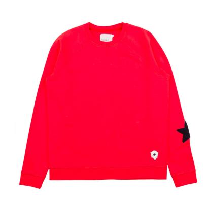 Sounder Raglan Star Sweat in Red and Navy 