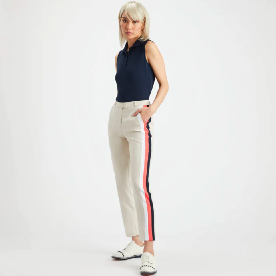 G/Fore SIDE STRIPE STRETCH TECHNICAL TWILL TROUSER