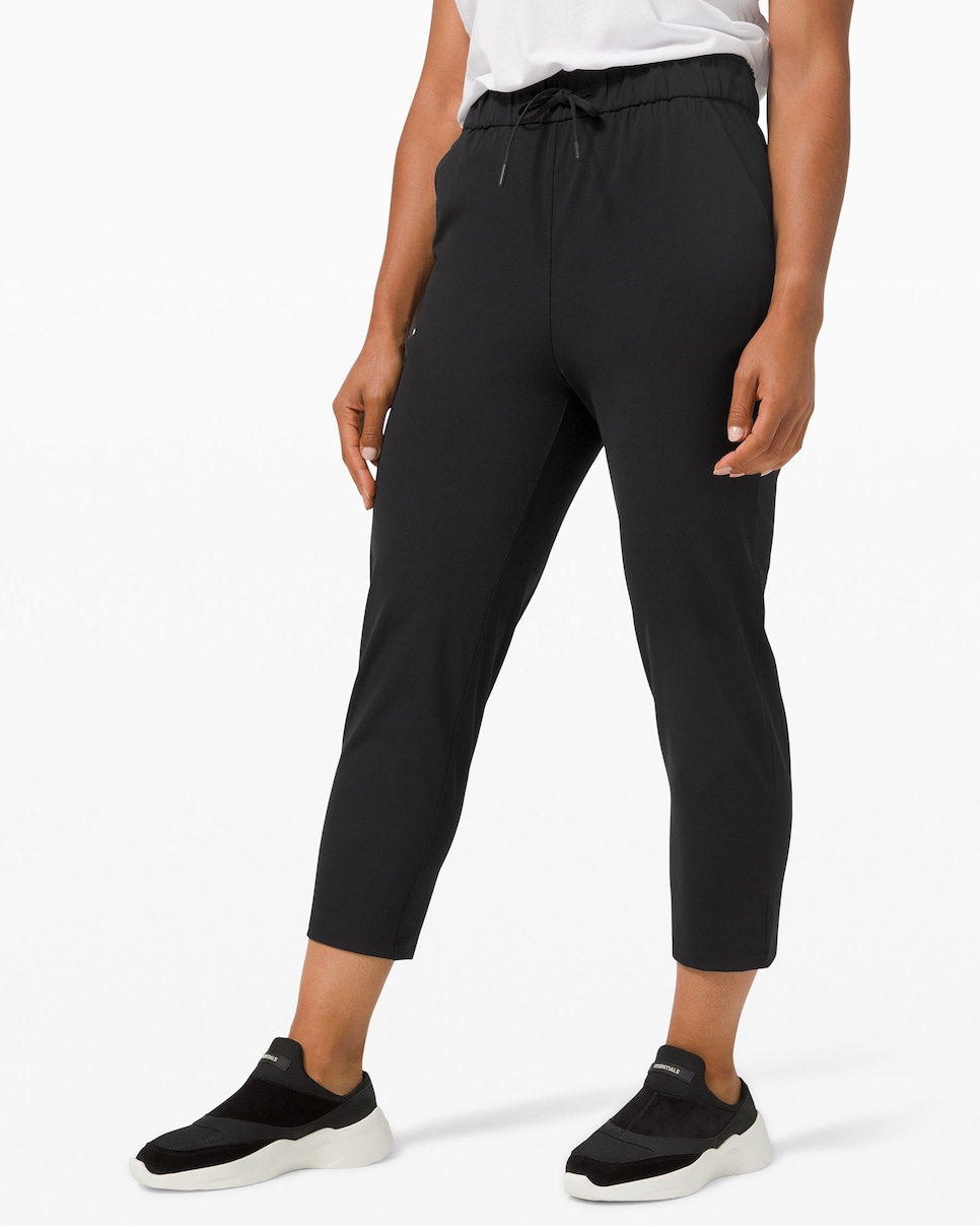 5'0] Loving lululemon stretch high rise crop 23”—perfect length of