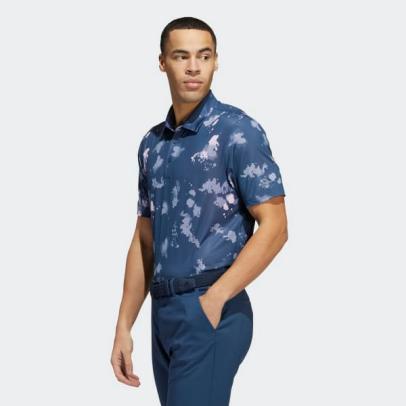 adidas Men's Splatter-Print Polo Shirt