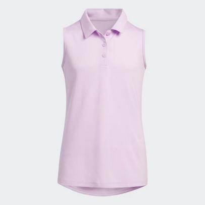 adidas Girls HEAT.RDY Golf Sleeveless Polo Shirt