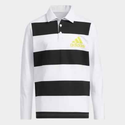 adidas Boys Long Sleeve Golf Polo Shirt