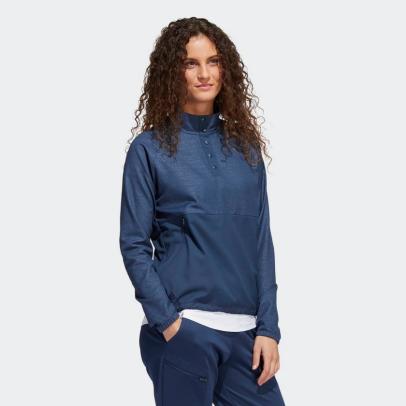 adidas Women's Embossed 1/4-Snap Pullover