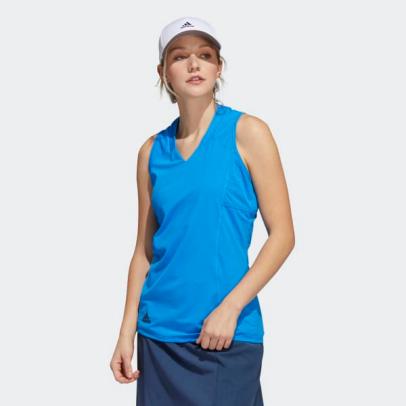 adidas Women's HEAT.RDY Sleeveless Polo Shirt