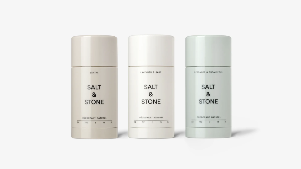 Salt & Stone Natural Deodorant Trio