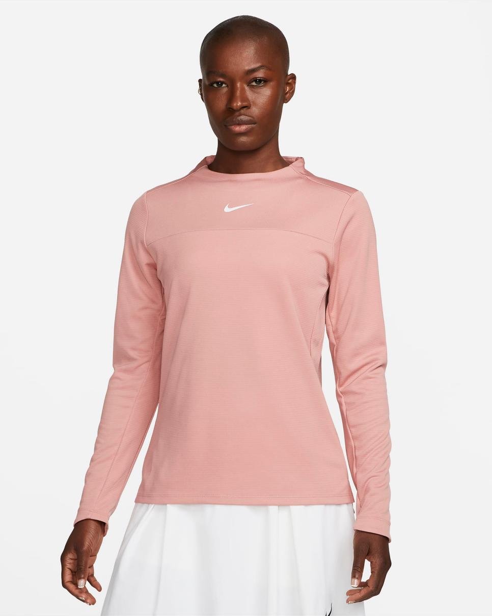 Nike Women's  Dri-FIT UV Advantage Mock-Neck Golf Top