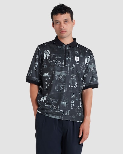 Manors Men's Hazard Ranger Polo in Black