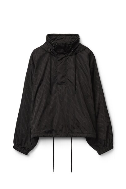 Alexander Wang Men's Half Zip Track Jacket in Jacquard Nylon