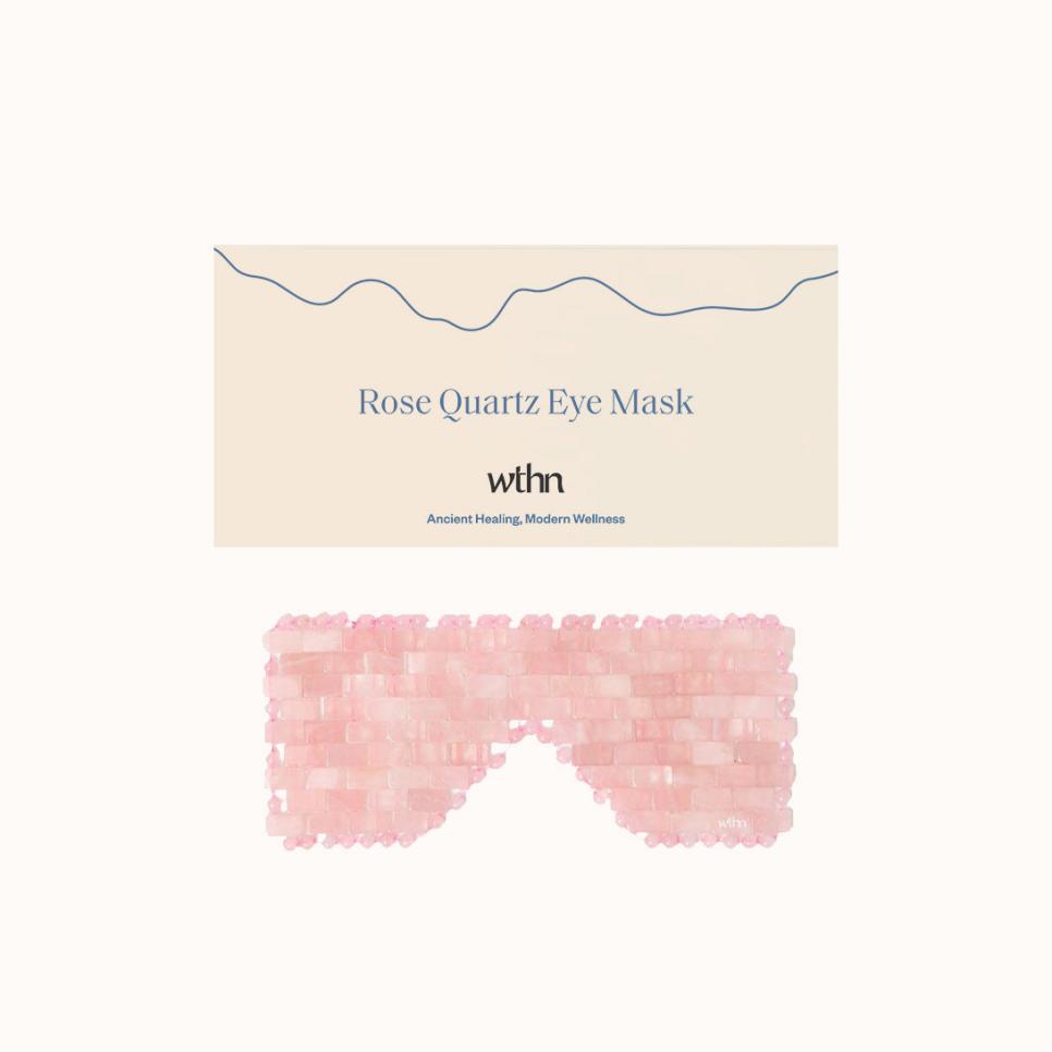 WTHN Rose Quartz Eye Mask