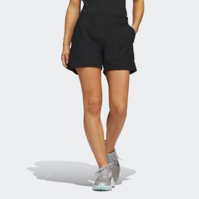adidas Women's Pintuck 5-Inch Pull-On Golf Shorts