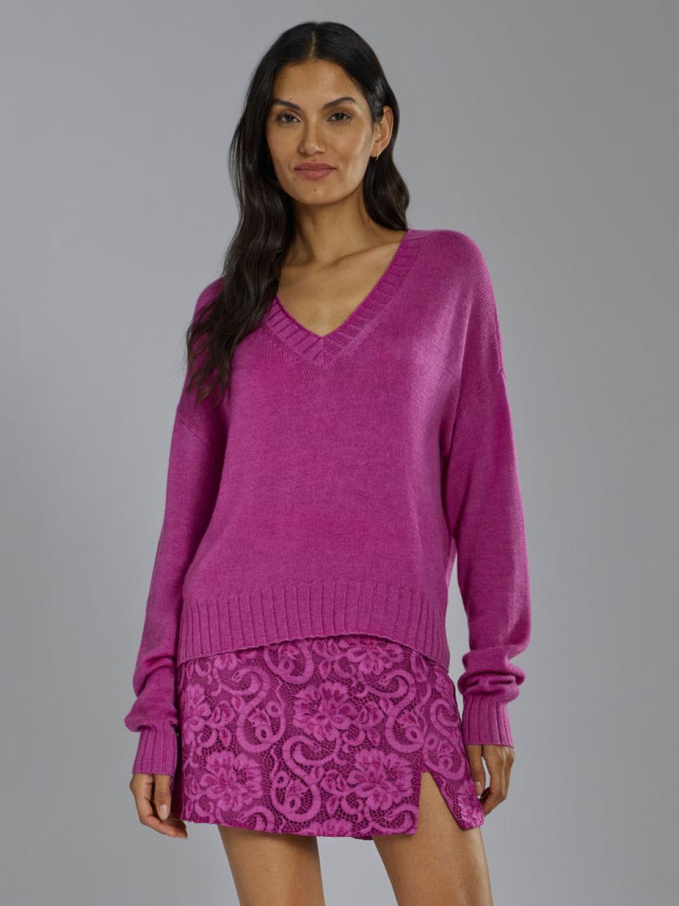 Greyson Anila V Neck Cashmere Sweater