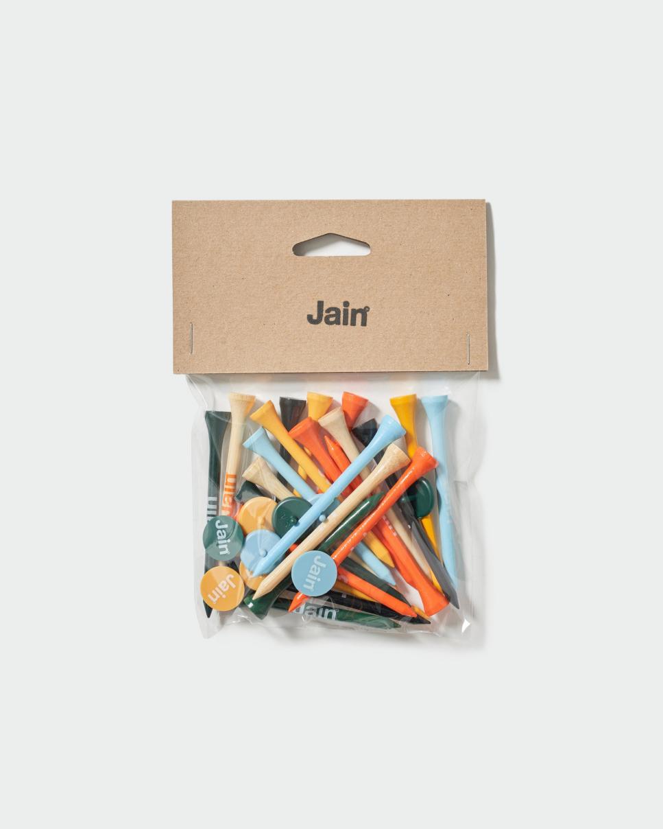 Jain Golf "Candy" Tees & Ball Markers 