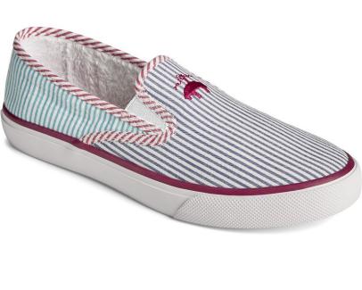 Women's Sperry x Brooks Brothers Slip On Sneaker Striped
