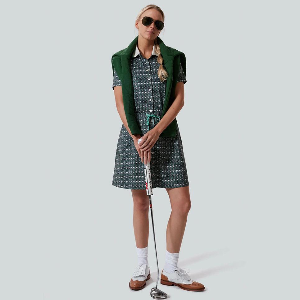 Tnuck Sport Carraway Fairway Short Sleeve Polo Golf Dress