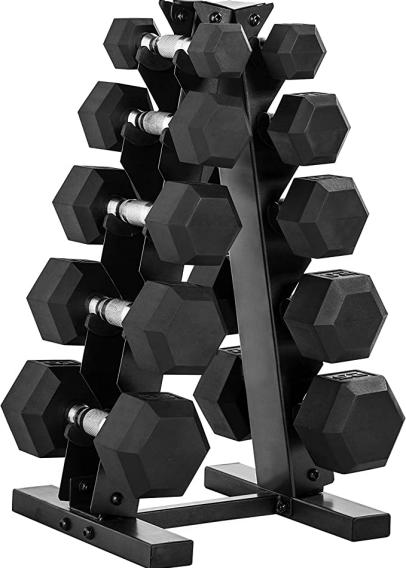 CAP Barbell Coated Hex Dumbbell Weight Set