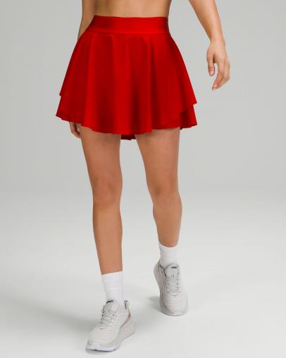 lululemon Women's Red Court Rival High-Rise Skirt (17-inch)